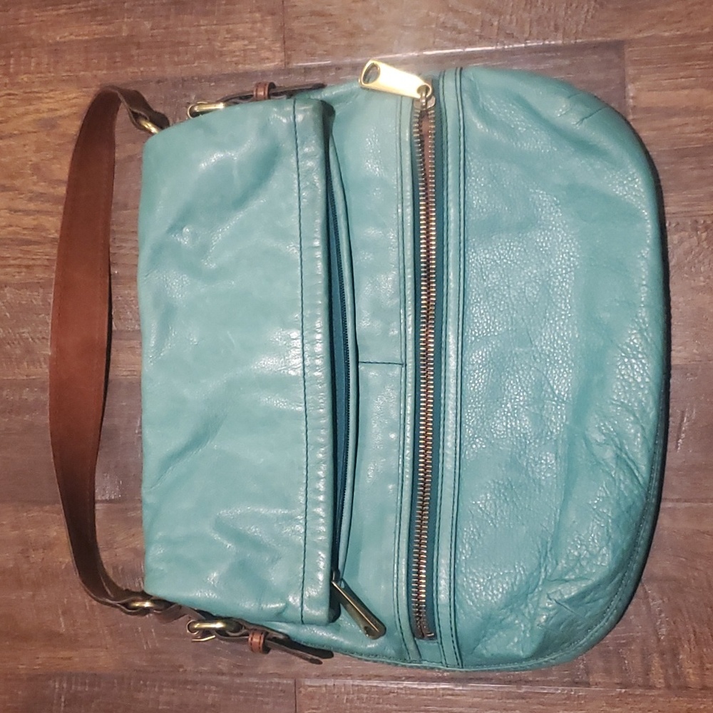 Fossil leather purse